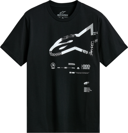 Geografica Ss Csf Tee Black Lg