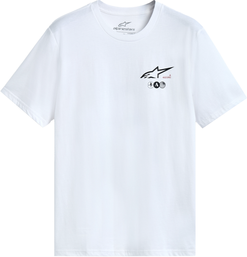 Asym Ss Csf Tee White Md