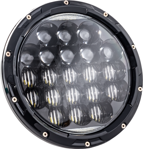 7" Led Aggressive Hdlight Blk Indian 7" Led Aggressive Hdlight Blk Indian