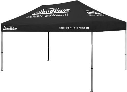 Harddrive Canopy 10x20 Tent Black W/ White Logo Harddrive Canopy 10x20 Tent Black W/ White Logo