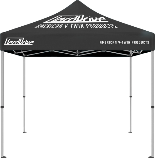 Harddrive Canopy 10x10 Tent Black W/ White Logo Harddrive Canopy 10x10 Tent Black W/ White Logo