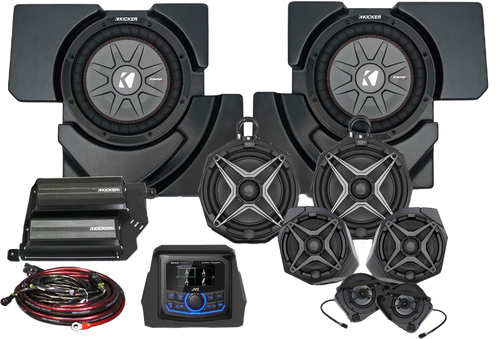 8 Speaker Plug And Play Kit With Jvc Mr1 Receiver