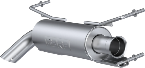 5" Perf Slip On Muffler W/Cat Pol