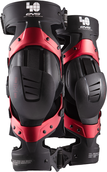 Axis Sport Knee Brace Pair Le 40th Anniv Red Sm