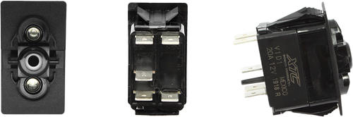 Dash Switch Body Single Acc Blue/Blue Dash Switch Body Single Acc Blue/Blue