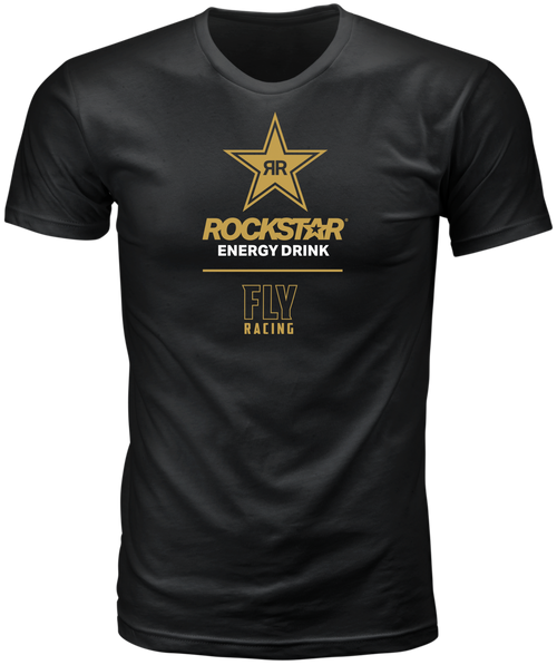 Fly Rockstar Tee Black/Gold 2x