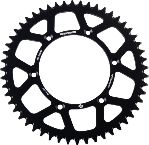 Rear Sprocket Aluminum 52t Blk FPA-245-52-BLK