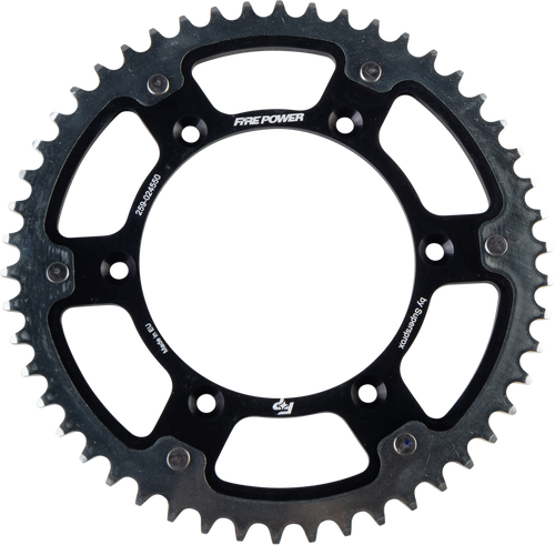 Rear Sprocket Hybrid 50t Blk/Sil FPH-245-50-BLK