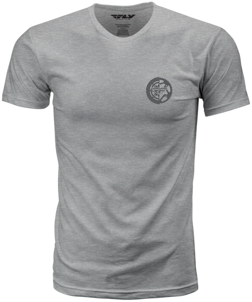 Fly Sprocket Tee Grey/Grey 2x