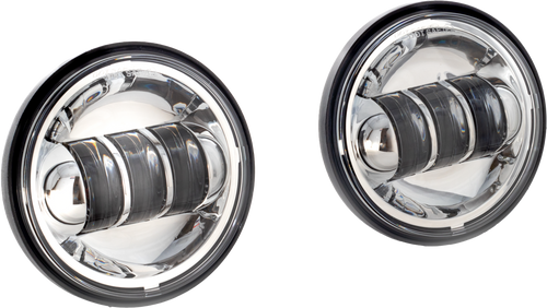 4.5" Led Passing Lights Chrome 4.5" Led Passing Lights Chrome