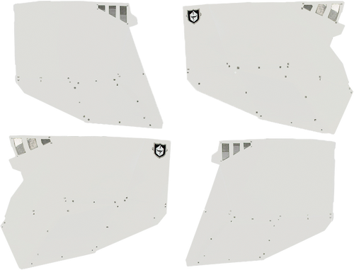 Stealth Door Alluminum Skins White Pol