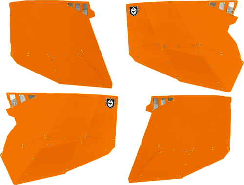 Stealth Door Alluminum Skins Orange Pol