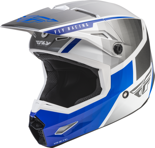 Youth Kinetic Drift Helmet Blue/Charcoal/White Yl