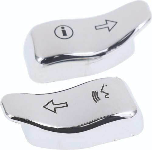 Bikers Choice 14-Up FLHT FLHX FLTRX Trike Chrome Turn Switch Signal Extensions Pr Bikers Choice 14-Up FLHT FLHX FLTRX Trike Chrome Turn Switch Signal Extensions Pr
