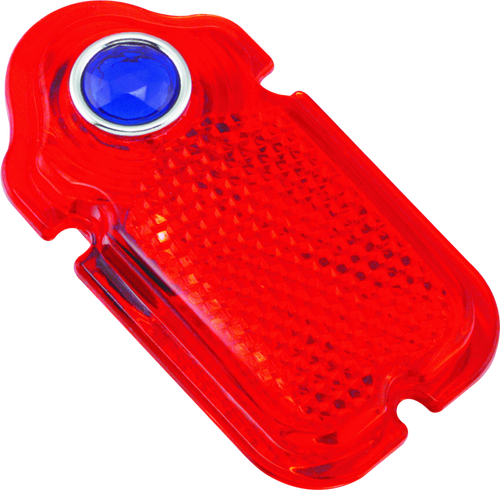 Bikers Choice Blue Dot Taillight Lens 47-54 Tombstone Replaces H-D 68090-47