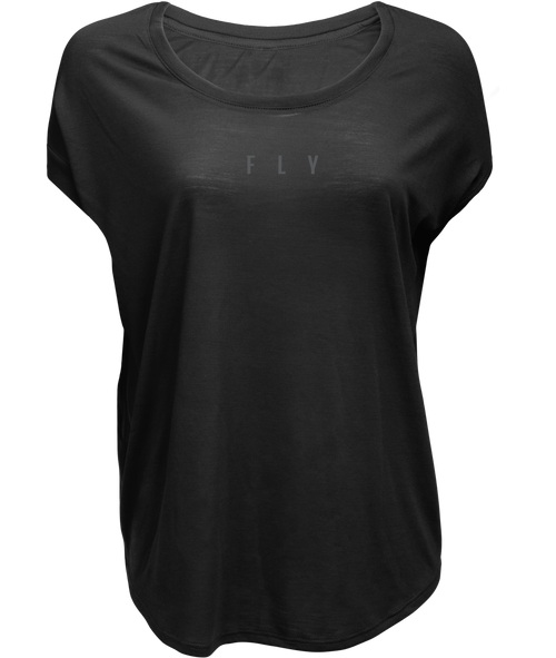 Women's Fly Breezy Tee Black Md