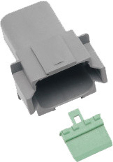8 Wire Grey Deutsch Rcptcl & Wdglck Hd# 72128 94gy 8 Wire Grey Deutsch Rcptcl & Wdglck Hd# 72128 94gy