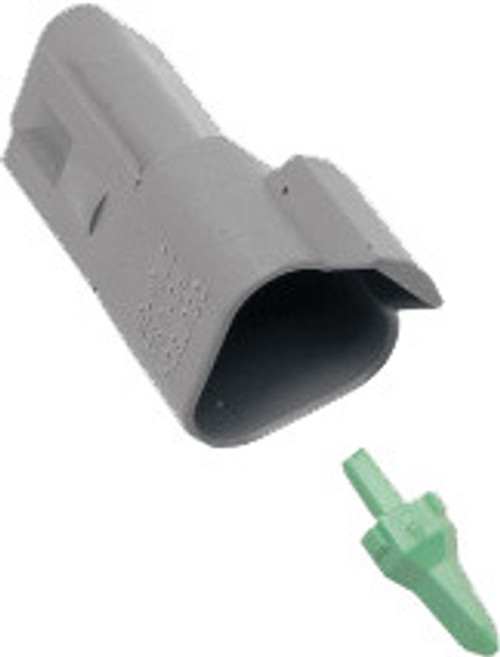 3 Wire Grey Deutsch Rcptcl & Wdglck Hd# 72123 94gy 3 Wire Grey Deutsch Rcptcl & Wdglck Hd# 72123 94gy