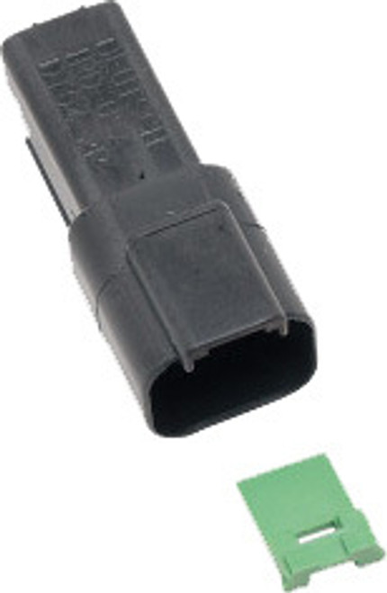 2 Wire Black Deutsch Rcptcl & Wdglck Hd# 72102 94bk 2 Wire Black Deutsch Rcptcl & Wdglck Hd# 72102 94bk