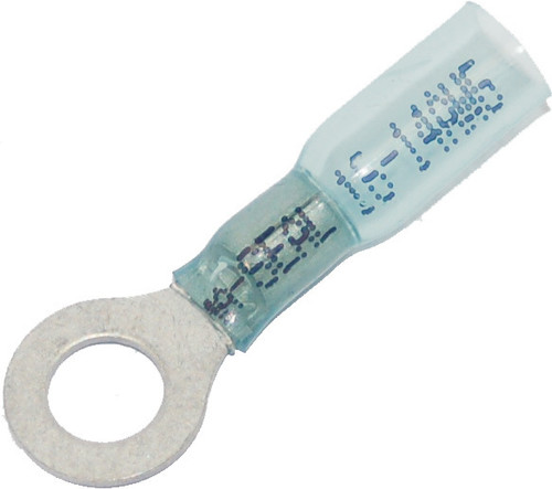 Ring Terminal Heat Sealable .25" 16 14 25 Pk Ring Terminal Heat Sealable .25" 16 14 25 Pk