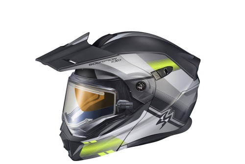 Exo At950 Cold Weather Helmet Zec Grey/Hi Viz 2x (Electric)