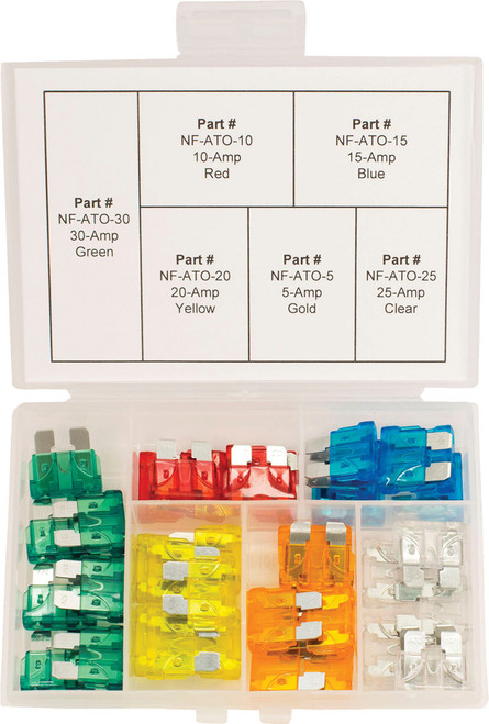 Assorted Ato Fuse Kit 40pc Assorted Ato Fuse Kit 40pc
