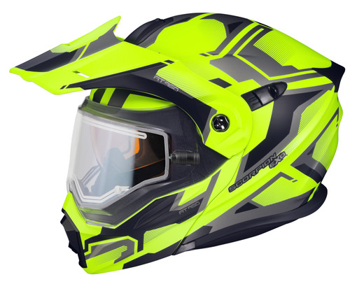 Exo At950 Cold Weather Helmet Ellwood Hi Vis 2x (Electric) Exo At950 Cold Weather Helmet Ellwood Hi Vis 2x (Electric)