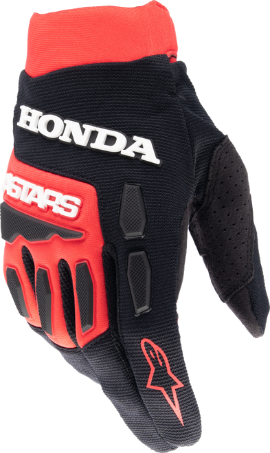 Honda Full Bore Gloves Bright Red/Black 2x