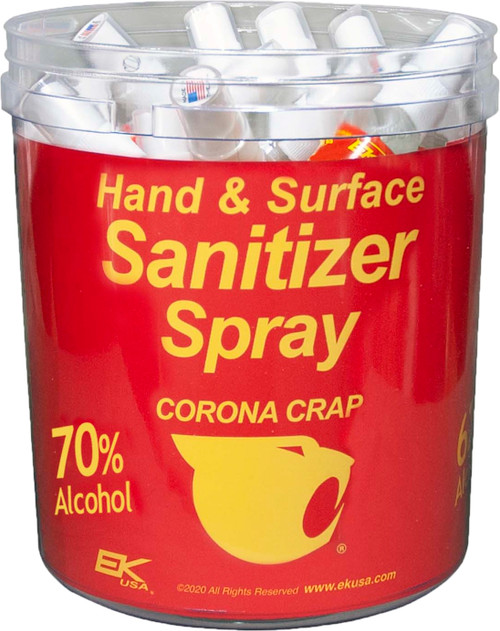 Corona Crap Sanitizer Spray 48/Pk Dealer Display Corona Crap Sanitizer Spray 48/Pk Dealer Display