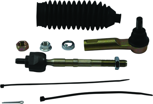 QuadBoss 15-21 Honda SXS500 Pioneer 500 Steering Rack Tie Rod Assembly Kit - Left Inner & Outer