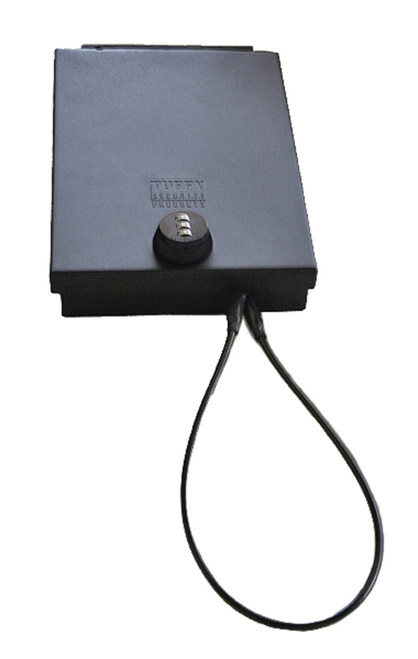 Tuffy Portable Safe- 10Inlx6 1/2Inwx2Int- Foam Lined