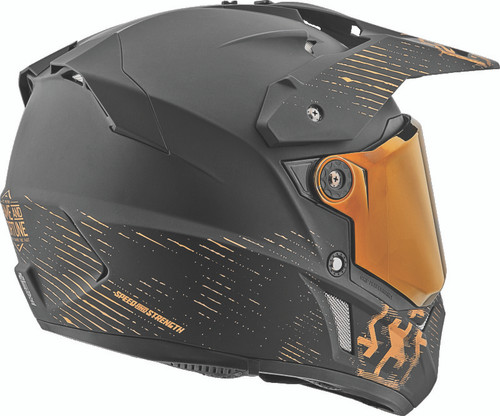 Speed and Strength SS2600 Fame and Fortune Helmet Black/Gold - Small