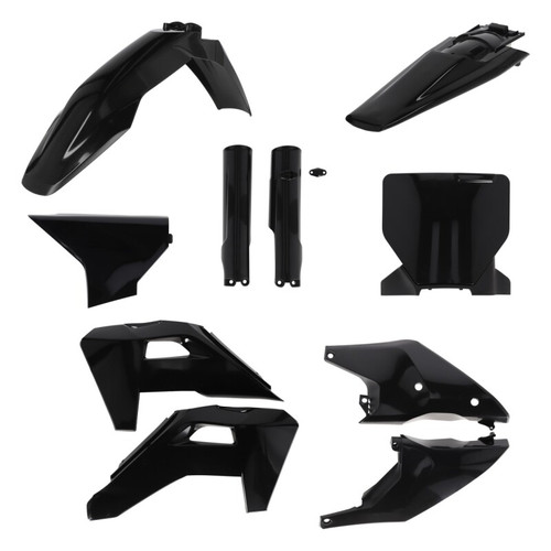Acerbis 2025 Husqvarna 250-450 FC/ FX/TC/ TX Full Plastic Kit - Black