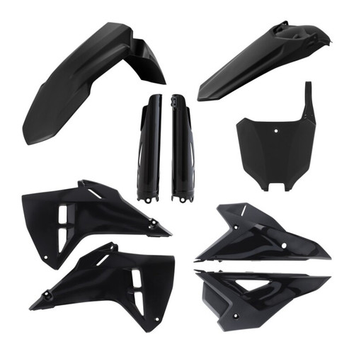 Acerbis 2025 Honda CRF250R/ CRF450R Full Plastic Kit - Black 2985980001