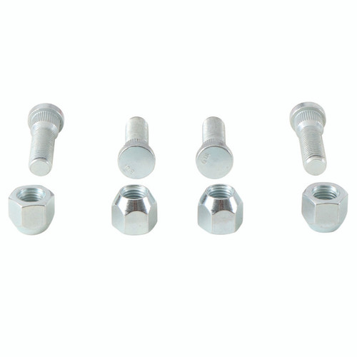 QuadBoss 13-15 Polaris Brutus HD PTO Front Wheel Stud & Nut Kit