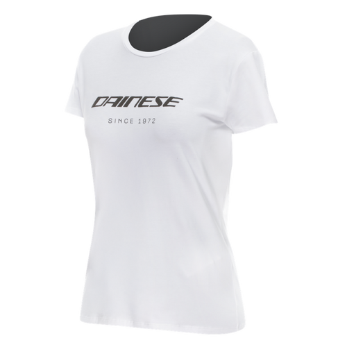 Dainese Essence Wordmark T-Shirt Womens White - Large