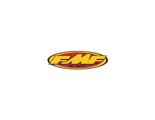 FMF Racing 5In Jersey Sticker (Yel/Red) (Individual) FMF Racing 5In Jersey Sticker (Yel/Red) (Individual)
