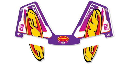 FMF Racing Retro Yamaha Factory 4.1 RCT Replacement Wrap Decal FMF Racing Retro Yamaha Factory 4.1 RCT Replacement Wrap Decal