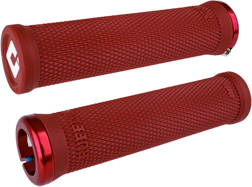 Ruffian V2.1 Grips 135mm Dk. Red/Red Stnls Steel Screws