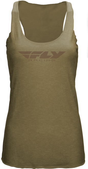 Women's Fly Corporate Tank Olive Lg