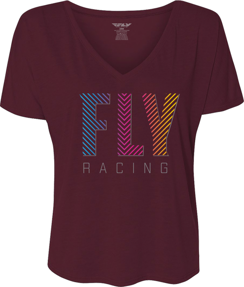 Women's Fly Like4like Tee Burgundy Xl