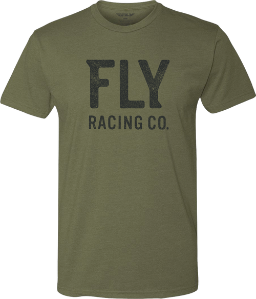 Fly Gauge Tee Olive Lg