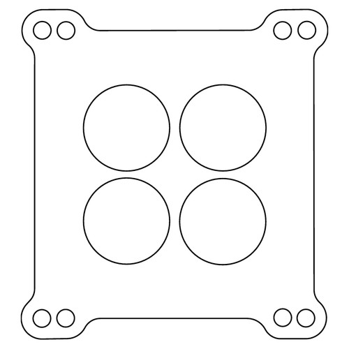 Cometic Carter AFB Holley 4 Barrel .039in Fiber Carburetor Gasket - 4-Hole - Double Drilled