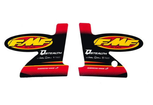 FMF Racing Q Stealth 2-Part Wrap Logo Decal Replacement