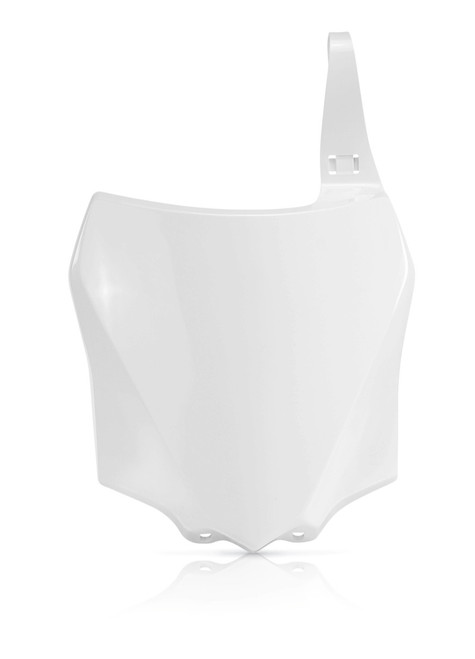Acerbis 14-24 Kawasaki KX85/ KX100/ KX112 Front Number Plate - White