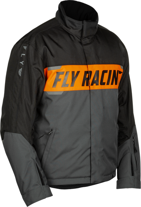 Outpost Jacket Grey/Orange Md