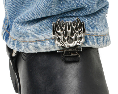 Clips For Stirrup/Strap Boots Flames Clips For Stirrup/Strap Boots Flames