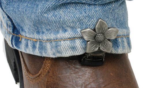 Clips For Stirrup/Strap Boots Flower Clips For Stirrup/Strap Boots Flower
