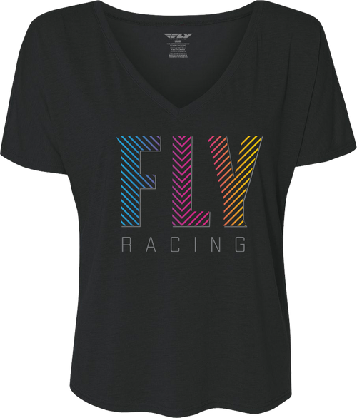 Women's Fly Like4like Tee Black Lg