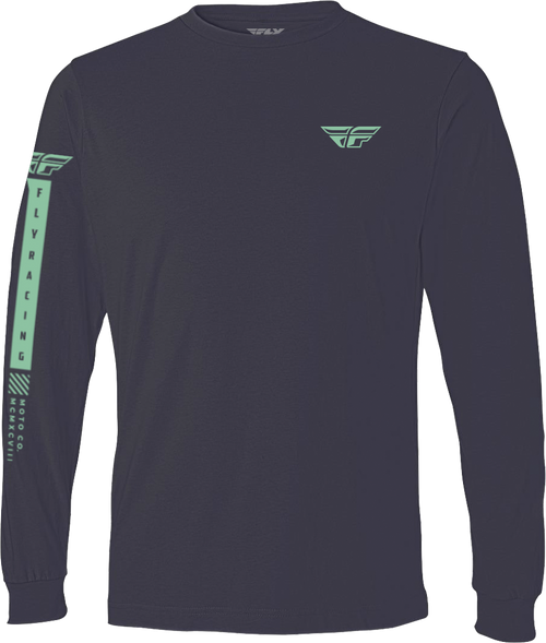 Fly Tribe Long Sleeve Tee Navy/Green Xl